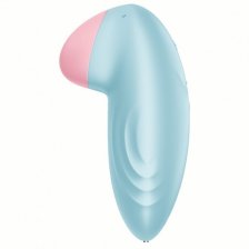 Перезаряжаемый смарт-стимулятор с вибрацией Satisfyer Tropical Tip Blue