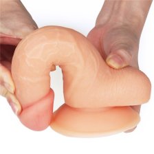 Реалистичный фаллоимитатор на присоске The Ultra Soft Dude 18 см