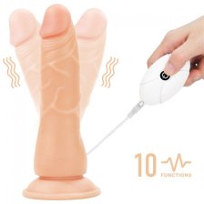 Страпон телесный с вибрацией Ingen Easy Strapon Set 19 см