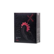 Виброкольцо Erotist Mill, силикон, черный, 8,5 см, Ø 2,6 см