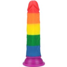 Радужный фаллоимитатор Prider Dildo 19 см
