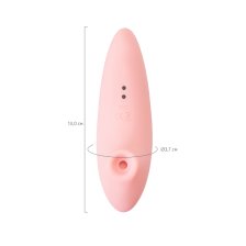 Вакуумный стимулятор Flovetta Lily, силикон, розовый, 13 см