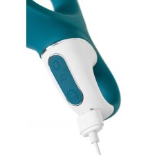 Нереалистичный вибратор Satisfyer Hug me синий