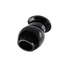 Анальная втулка TOYFA Basic M, TPE, чёрная, 6,5 см
