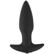 Анальная вибровтулка с дистанционным пультом управления Black Velvets