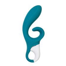 Нереалистичный вибратор Satisfyer Hug me синий