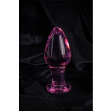 Анальная втулка Sexus Glass розовая