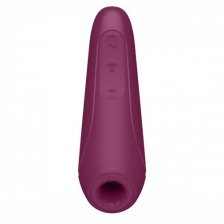 Вакуумный смарт-стимулятор клитора с вибрацией Satisfyer Curvy 1+ Rose Red