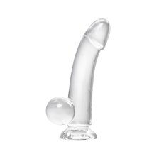 Реалистичный фаллоимитатор A-Toys by TOYFA Cryst, TPE, прозрачный, 15 см СТМ