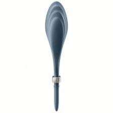 Эрекционное кольцо с вибрацией Satisfyer Duelist серый