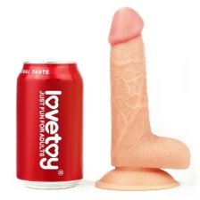 Реалистичный фаллоимитатор на присоске The Ultra Soft Dude 18 см