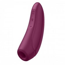 Вакуумный смарт-стимулятор клитора с вибрацией Satisfyer Curvy 1+ Rose Red