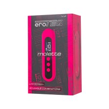 Вакуум-волновой стимулятор eroTeq Molette, силикон, розовый, 13 см