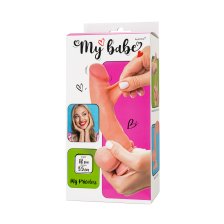Реалистичный фаллоимитатор My Babe My Priceless, TPE, телесный, 18 см