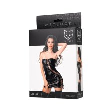 Платье Glossy Lillie из материала Wetlook, L