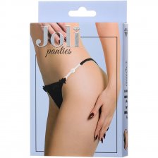 Трусики со стразами Joli Amber, черный, OS