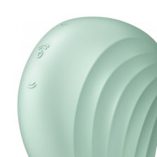 Вакуумно-волновой стимулятор с вибрацией Satisfyer Pearl Diver зеленый