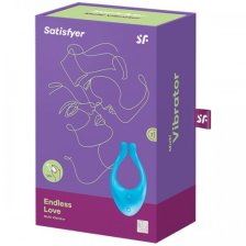 Многофункциональный вибратор для пар Satisfyer Endless Love голубой