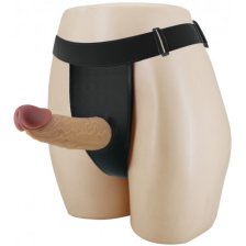 Реалистичный фаллопротез на трусиках Pretty Love Houston 18 см