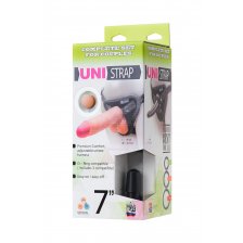 Страпон на креплении LoveToy UNI strap 7" Harness best of all