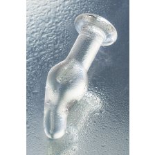 Анальная втулка Sexus Glass, прозрачное стекло
