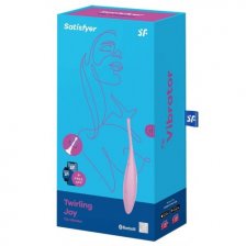 Точечный смарт-стимулятор с вибрацией Satisfyer Twirling Joy розовый