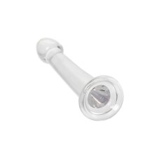 НЕРЕАЛИСТИЧНЫЙ ФАЛЛОИМИТАТОР JELLY DILDO S TOYFA BASIC, TPE, ПРОЗРАЧНЫЙ, 15,5 СМ