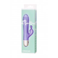 Вибратор с клиторальной стимуляцией Flovetta Crocus