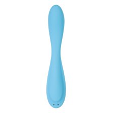 Многофункциональный вибратор для пар Satisfyer G-Spot Flex 4+, голубой