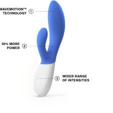 LELO Ina Wave 2 California Sky - Вибратор-кролик, 20 см (голубой)