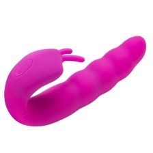 ВИБРАТОР RIBBED DUAL STIMULATOR WITH ROLLING BALL