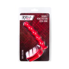 Насадка на пенис для двойного проникновения Black&Red by TOYFA