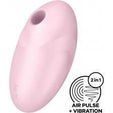 Вакуумно-волновой стимулятор клитора с вибрацией Satisfyer Vulva Lover 3 розовый