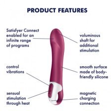 Смарт-вибратор с функцией нагрева Satisfyer Big Heat