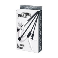 Секс-качели Anonymo, велюр, черные