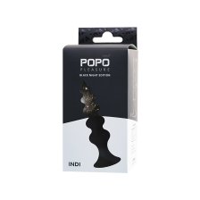 Анальная втулка POPO PLEASURE BY TOYFA INDI черная
