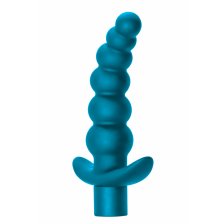 Анальная пробка с вибрацией Spice it up Ecstasy Aquamarine