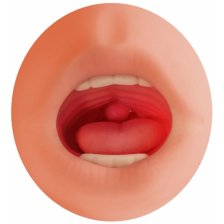 Двойной мастурбатор ротик с зубками и вагина с вибрацией Satisfaction Magazine Morning Angel