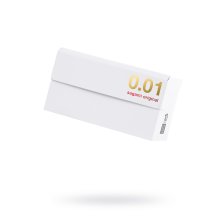 Презервативы Sagami, original 0.01, полиуретан, 17 см, 5,5 см, 10 шт.