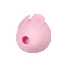 Вакуум-волновой стимулятор клитора Qli by Flovetta Bun, силикон, розовый, 6,5 см