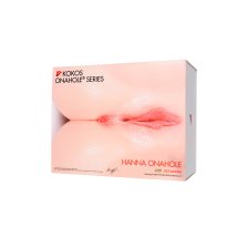 Мастурбатор реалистичный двойным слоем KOKOS HANNA ONAHOLE 001