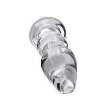 АНАЛЬНАЯ ВТУЛКА SEXUS GLASS, СТЕКЛО, ПРОЗРАЧНАЯ, 17 СМ, Ø 3,5 СМ