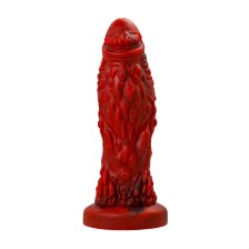 Вибратор Black&Red by Toyfa Monster Docus, силикон, красно-черный, 20 см