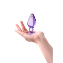 Анальная втулка Sexus Glass фиолетовая