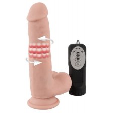 Реалистичный фаллос с ротацией Medical Silicone 20 см
