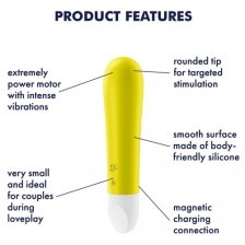 Мини вибратор Satisfyer Ultra Power Bullet 1 желтый