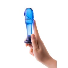 Анальный фаллоимитатор Sexus Glass синий