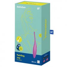 Точечный смарт-стимулятор с вибрацией Satisfyer Twirling Joy фиолетовый