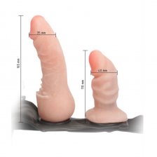 Страпон с дополнительным фаллоимитатором, Modern Ultraskin