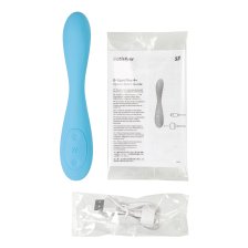 Многофункциональный вибратор для пар Satisfyer G-Spot Flex 4+, голубой